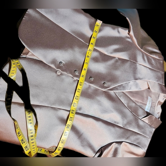 Elegant Brown Women's Blazer. Four Button. 3/4 Length Sleeves. Fully Lined. Sz L - Picture 7 of 10